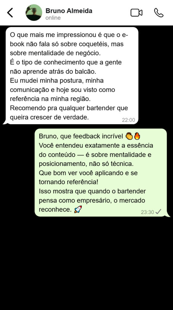 DO COPO AO NEGÓCIO — O Guia Do Empreendedor na Coquetelaria