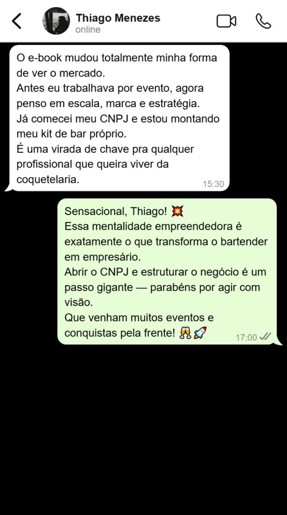 DO COPO AO NEGÓCIO — O Guia Do Empreendedor na Coquetelaria