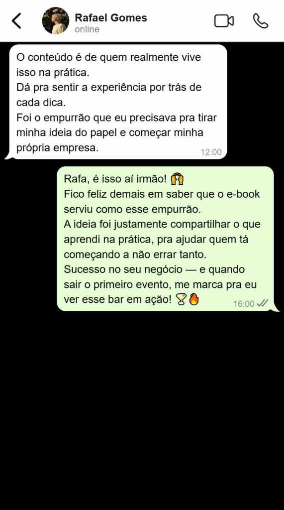 DO COPO AO NEGÓCIO — O Guia Do Empreendedor na Coquetelaria